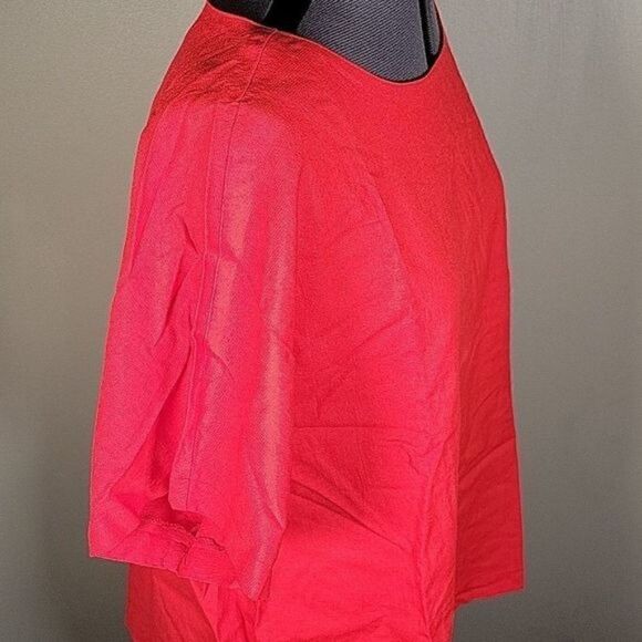 NWOT Truth + Style Mixed Media Top with Button Detail Sz XL - Picture 8 of 14